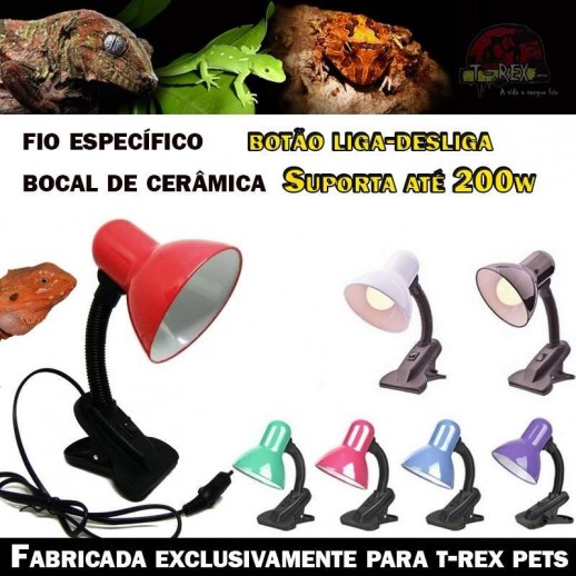 luminaria repteis lampada uvb